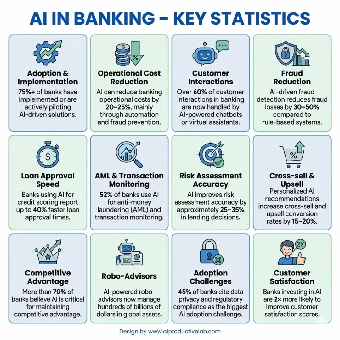 AI in Banking – Key Statistics