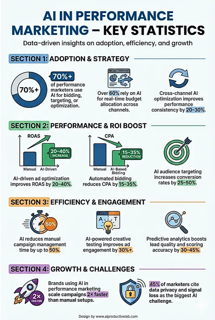 AI in Performance Marketing Key Statistics