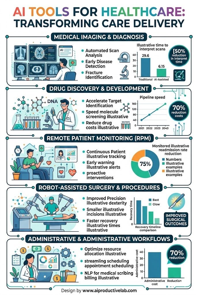 10 AI Tools for Healthcare Improving Patient Outcomes