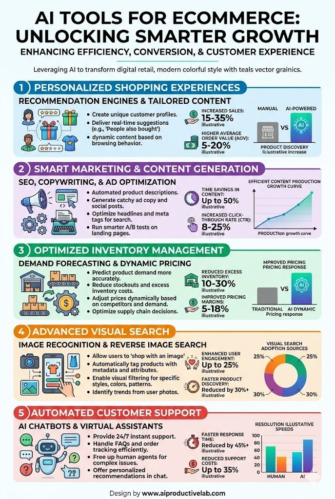 15 AI Tools for eCommerce to Boost Sales in 2026